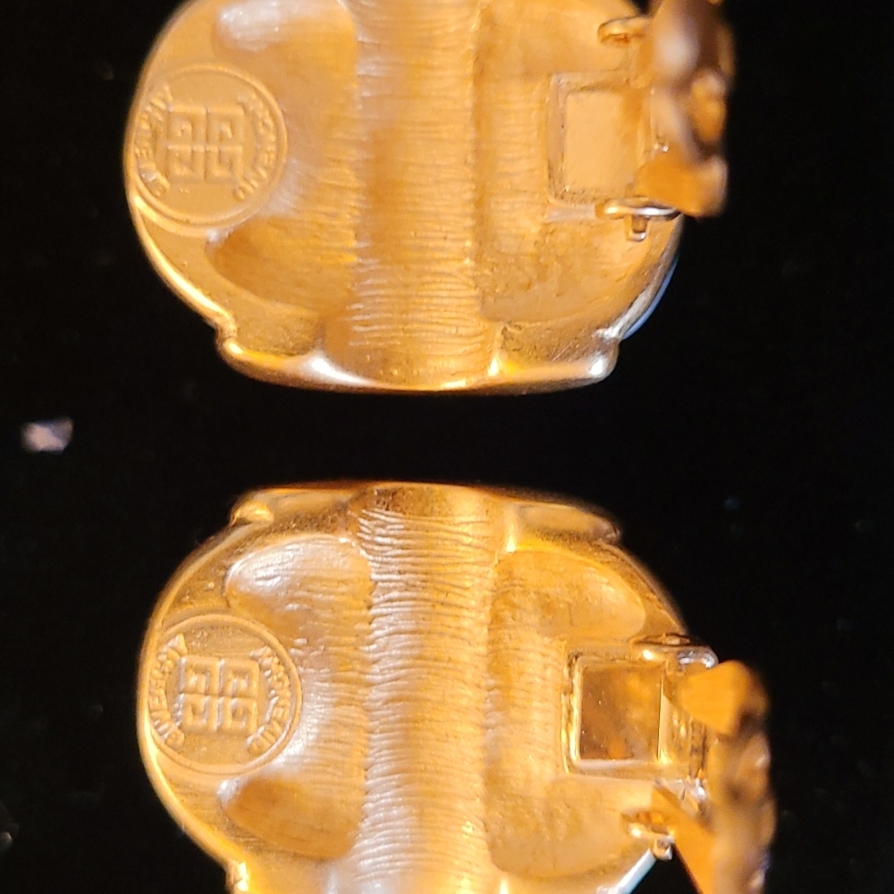 Givenchy Brand New Lucite Clip-on Earrings - Picture 5 of 10